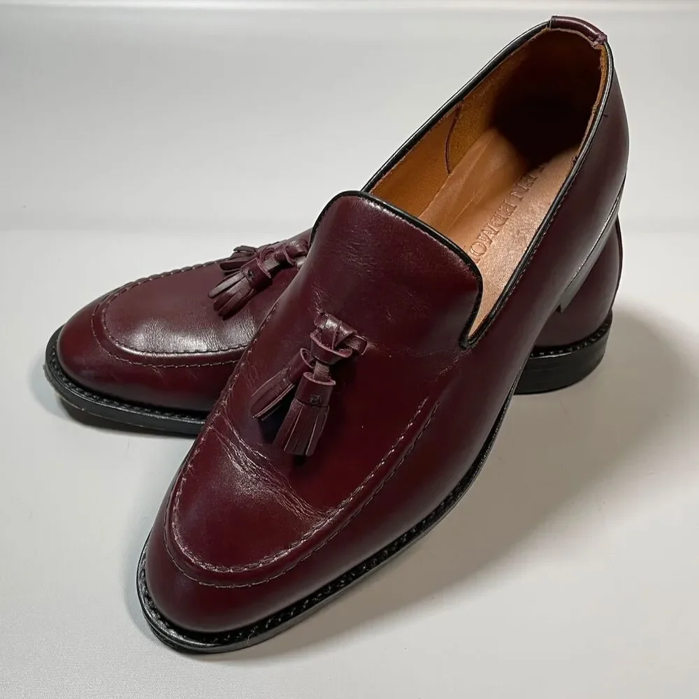 Allen Edmonds Randolph Slip-on Tassel Loafer Burgundy Slip On Men's 7.5 3E
